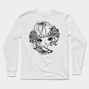 doodle girl Long Sleeve T-Shirt